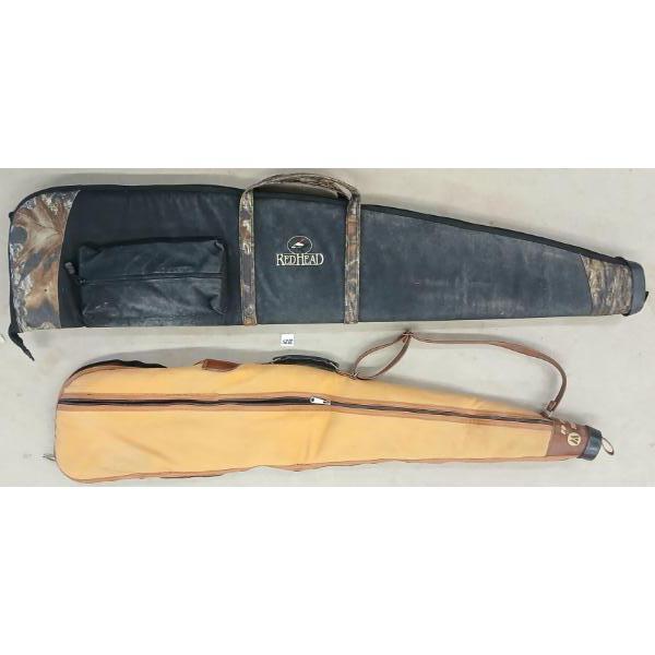 LOT OF 2 - SOFT LONGGUN CASES - INCL REDHEAD