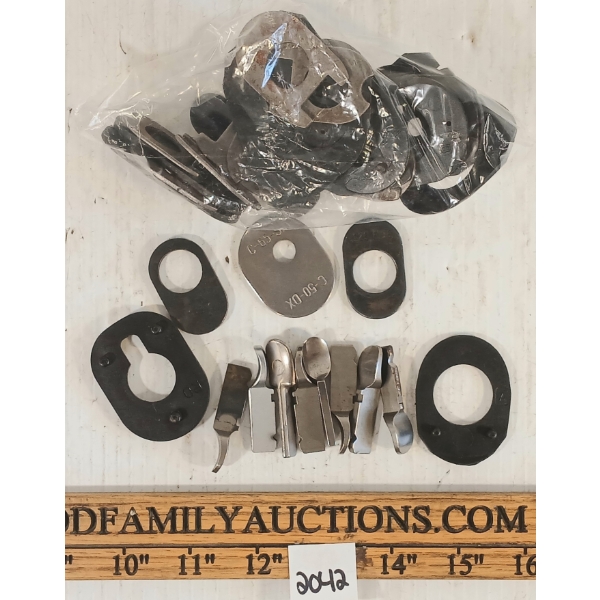 JOB LOT - SHOTGUN STOCK SPACERS & S.A. BOLT HANDLES