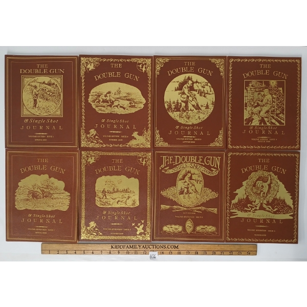 LOT OF 8 - "THE DOUBLE GUN" 2005 VOL. 16 ISSUE 1 - 2006 VOL. 17 ISSUE 4