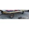 Image 1 : FLAT RACK WAGON - 16 FOOT - JOHN DEERE RUNNING GEAR - RECENT DECK