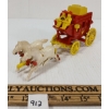 Image 2 : RELIABLE MINI REPLICA STAGE COACH W/ GALLOPING HORSES