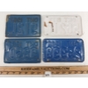 Image 2 : LOT OF 4 - ONTARIO MOTORCYCLE LICENCE PLATES - INCL '67 & ' 77