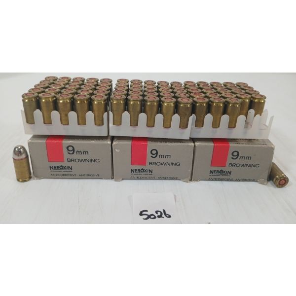 AMMO: 75X SELLIER & BELLOT 9MM BROWNING K - RN