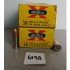 Image 1 : AMMO: 100X W-W .38CAL S&W - 145GR - LUBALOY