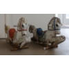 Image 3 : LOT OF 2 - SADDLE MATES CAST ALUMINUM HORSE RIDES