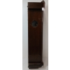 Image 2 : GERMAN MAHOGANY 8 DAY WALL MOUNT CLOCK