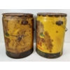 Image 2 : LOT OF 2 - WHITE ROSE MOTOR OIL CANS - 5 GAL