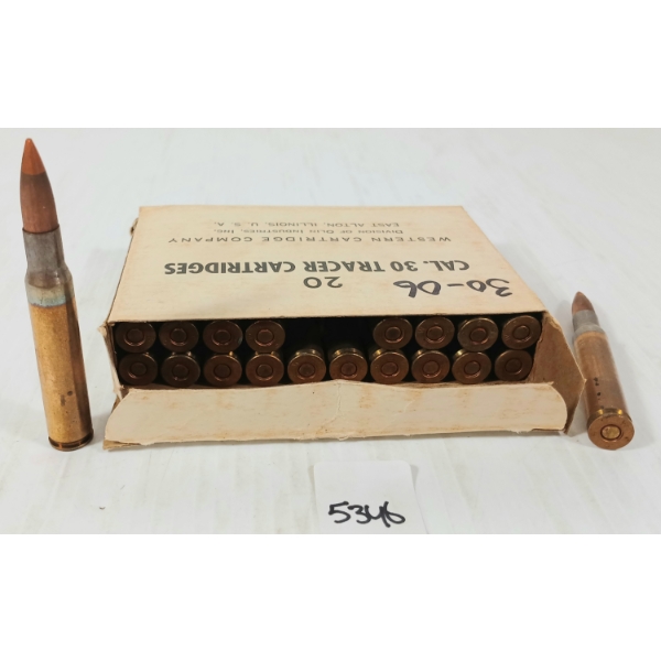 AMMO: 20X WESTERN .30-06 TRACER