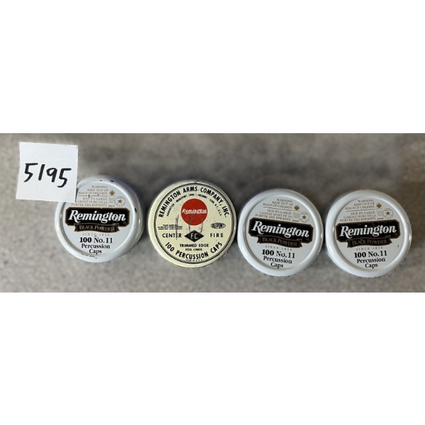 PRIMERS: 400X REMINGTON NO11 PERCUSSION CAPS - SEALED