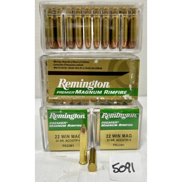 AMMO: 200X REMINGTON .22 WMR - 33 GR POLY TIP