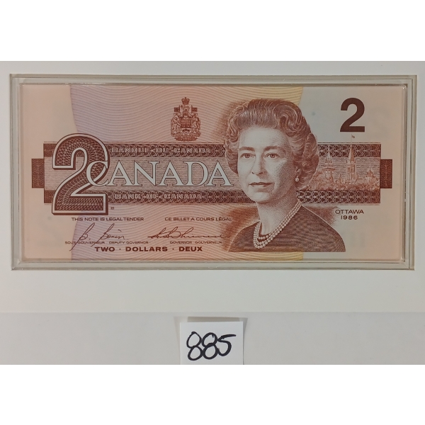 1996 CDN $2 COIN & BANKNOTE - UNCIRCULARED SET