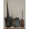 Image 2 : LOT OF 3 - RAILROAD & GOLDEN-ROD OILERS & VINTAGE GAS CAN 