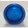 Image 7 : DITTA IGINO MAZZOLENI - COBALT BLUE ACID-ETCHED BARLEY TWIST - SELTZER BOTTLE