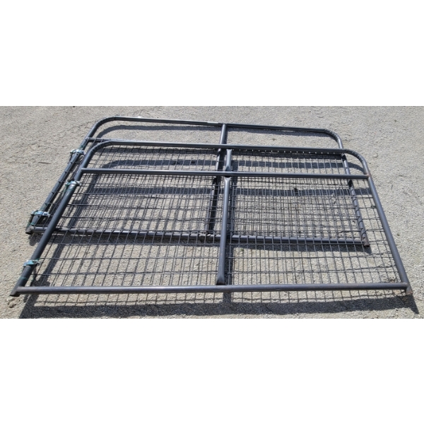 LOT OF 2 - RANCH TUBULAR MESH GATES