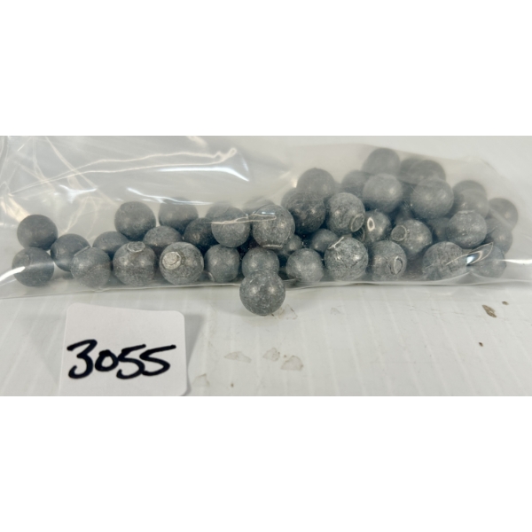 BULLETS: APPROX 50X .44 CAL LEAD ROUND BALLS