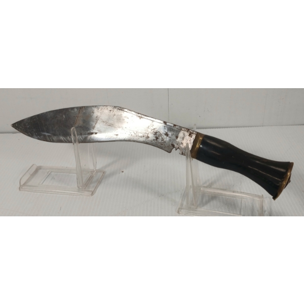 INDIAN KUKRI KNIFE W/ SCABBARD & FROG