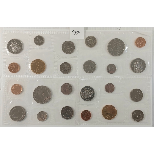 LOT OF 4 - 1985, 1987, 1990 & 1994 RCM PROOF SETS