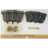 Image 1 : LOT OF 5 - WWII GERMAN MAUSER K98 AMMO POUCHES, OIL BOTTLES & BORE SNAKE