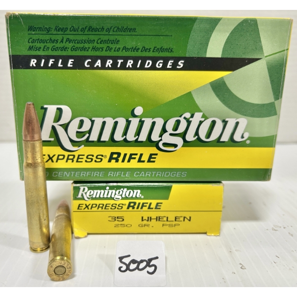 AMMO: 40X REMINGTON .35 WHELEN - 250 GR SP