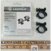 Image 1 : LOT OF 2 - LEUPOLD UNIVERSAL CROSS-SLOT RINGS & MISC RINGS