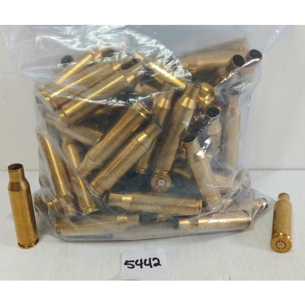 BRASS: APPROX 100X FEDERAL - 7MM-08 - ONCE FIRED