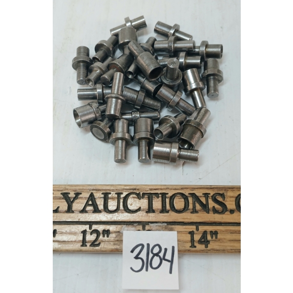 LOT OF 29 - LYMAN & RCBS LUBE SIZER TOP PUNCHES
