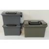 Image 4 : LOT OF 3 - PLASTIC AMMO CANS