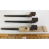 Image 2 : LOT OF 3 - SPIKE BAYONETS W/ SCABBARDS - INCL NO. 4 MKII