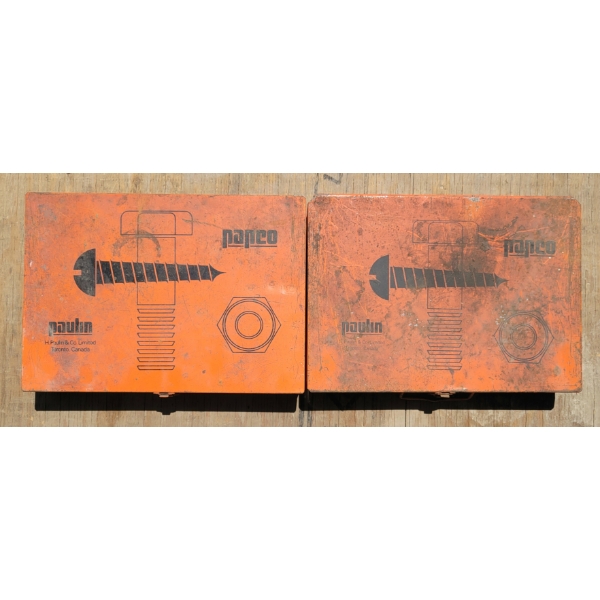 LOT OF 2 - BOLT CASES W/ CONTENTS
