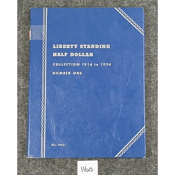 1917-1936 LIBERTY STANDING SILVER HALF DOLLARS BOOKLET