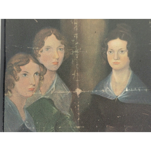 BRONTES FAMILY PORTRAIT BY PATRICK BRONTE (1777-1861) - PRINT ON BOARD