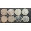Image 2 : LOT OF 8 - 1951-1964 CDN 25 CENT COINS
