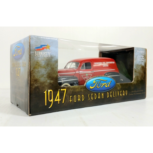 LIBERTY CLASSICS 1947 FORD SEDAN DELIVERY CANADIAN TIRE VAN DIECAST COIN BANK