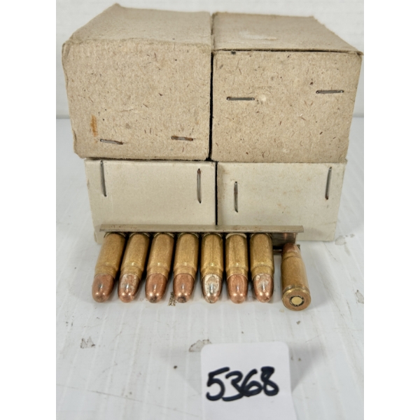 AMMO: 160X 7.62X25 MM TOKAREV - MILITARY FMJ