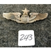 Image 1 : WWII U.S.A.A.F. MASTER PILOTS WING BADGE