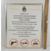 Image 1 : FRAMED ENTRY TO THE CANADIAN HIGH COMMISSION SIGN