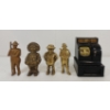 Image 3 : LOT OF 5 - COIN BANKS - INCL BRONZE FIGURES