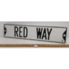 Image 2 : RED WAY METAL SIGN