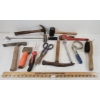 Image 1 : LOT OF 12 - MISC TOOLS - INCL HAMMER, SCRAPER & RACHET, ETC.
