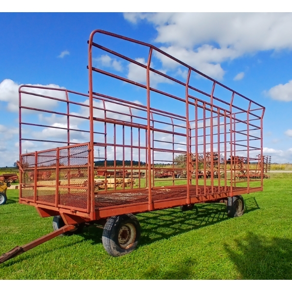 JOHN B. M. MFG BALE THROWER WAGON