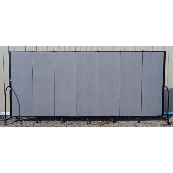 LOT OF 3 - SCREENFLEX PORTABLE ROOM DIVIDERS