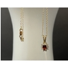 Image 2 : 10K GOLD CHAIN W/ RUBY PENDANT