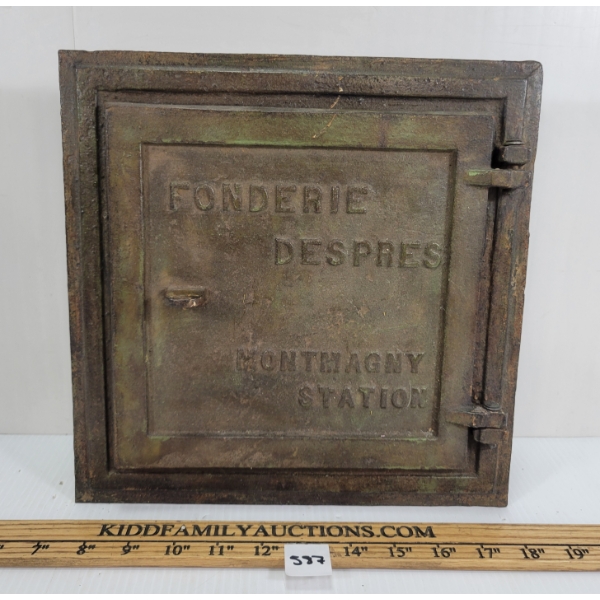 CAST FONDERIE DESPRES CHIMNEY DOOR