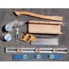 Image 1 : JOB LOT - LEVELS, SAW, PVC TAPE