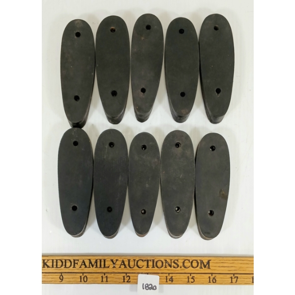 LOT OF 10 - MISC BUTT PLATES