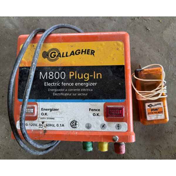 GALLAGHER M800 FENCER & TESTER - WORKING