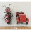 Image 4 : LOT OF 2 - TIN MODEL INDIAN MOTORCYCLE & CLASSIC CAR