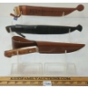 Image 3 : LOT OF 3 - KAUKO, NORMARK & BERETTA KNIVES W/ LEATHER SHEATHS