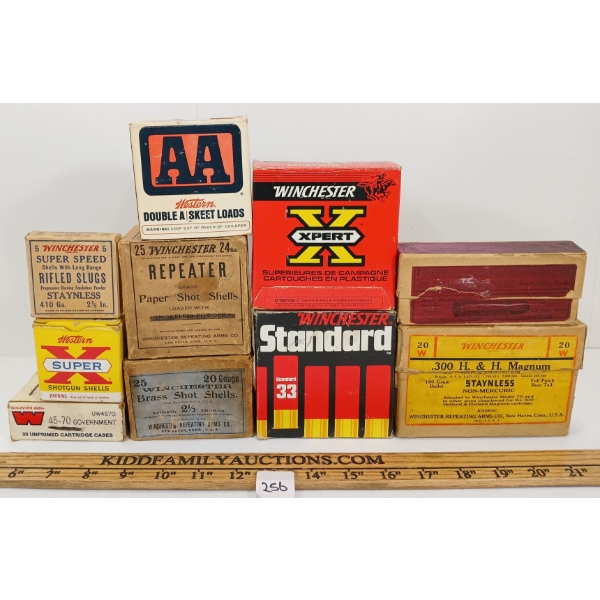 LOT OF 10 - WINCHESTER COLLECTIBLE AMMO BOXES