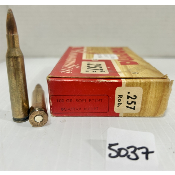 AMMO: 20X NORMA .257 ROBERTS - 100 GR SP